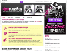 Tablet Screenshot of pimpmansion.com